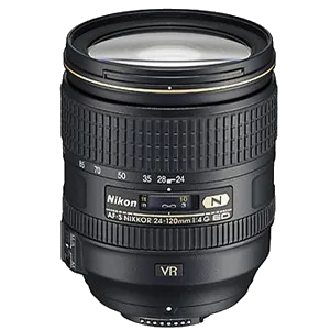 объектива Nikon AF-S 24-120mm F4.0 G ED VR Nikkor